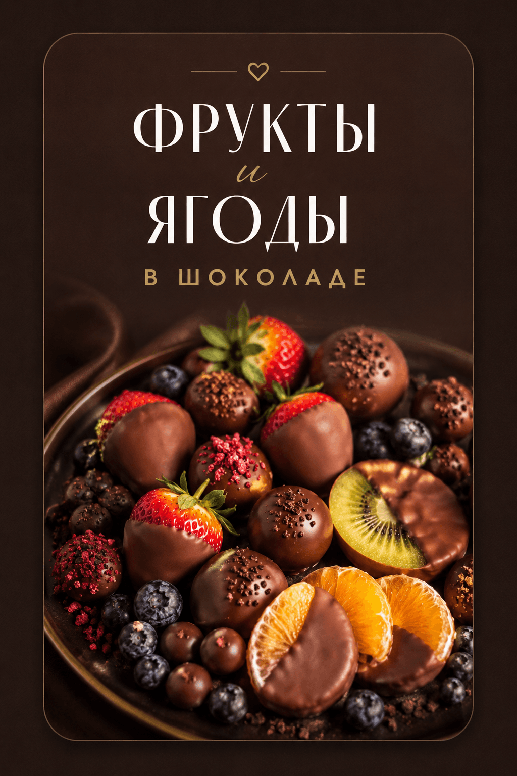 Фрукты и Ягоды в шоколаде