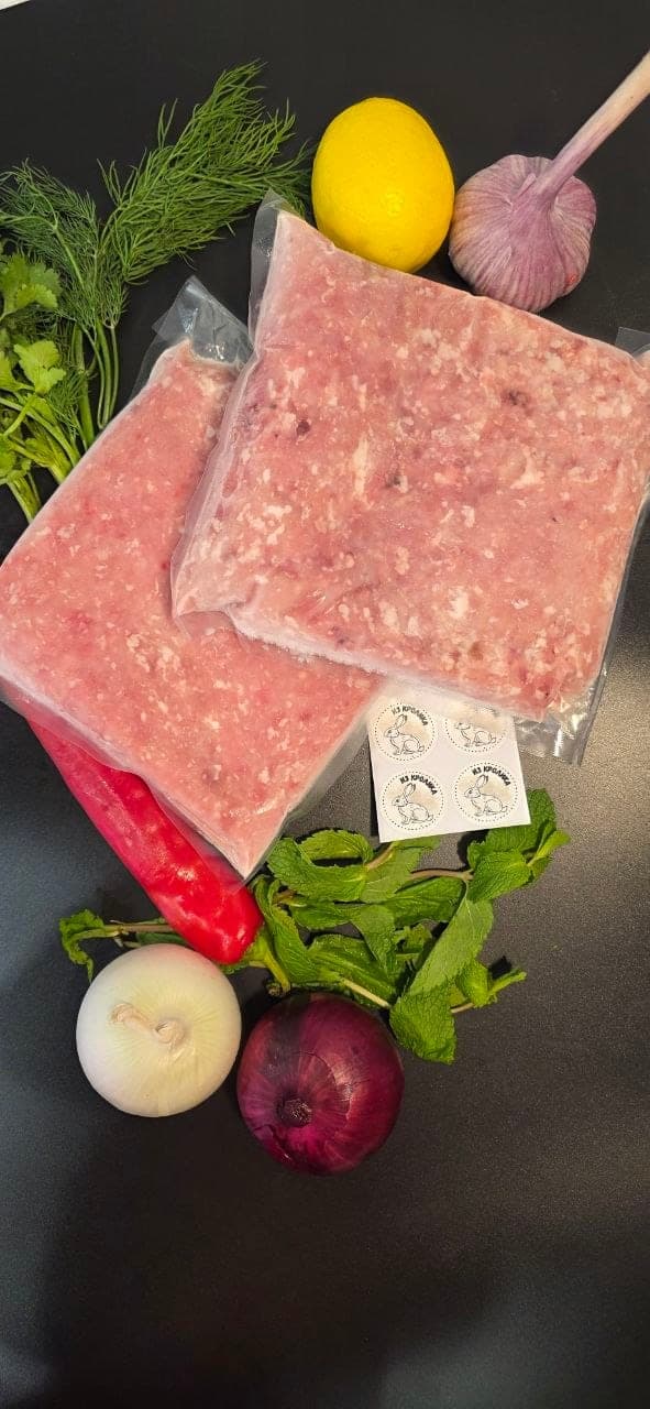 Фарш из мяса кролика 1