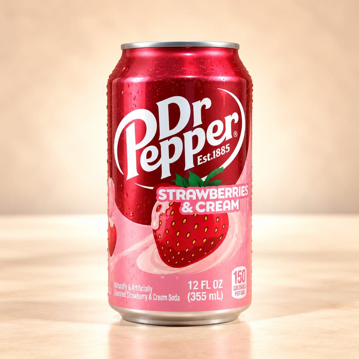 Dr Pepper Клубника и Крем, 355мл  1