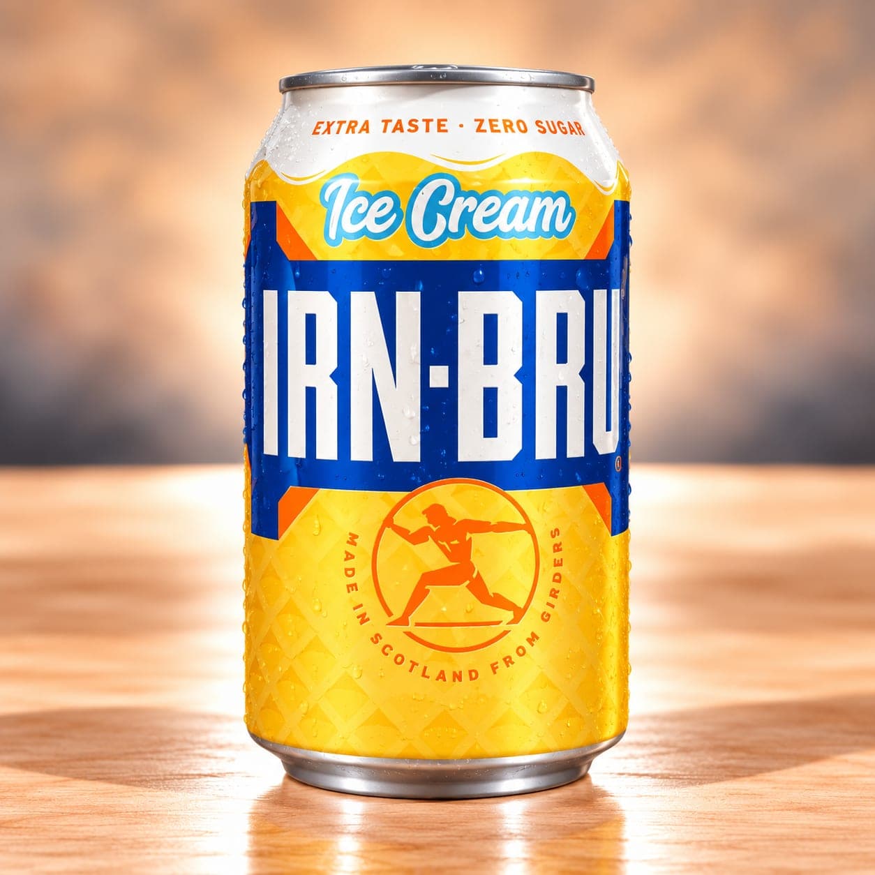 Напиток (Айрн Брю Экстра Айс Крим Зеро Шугар) IRN BRU EXTRA ICE CREAM ZERO SUGAR безалкогольный сильногазированный 330 мл 1