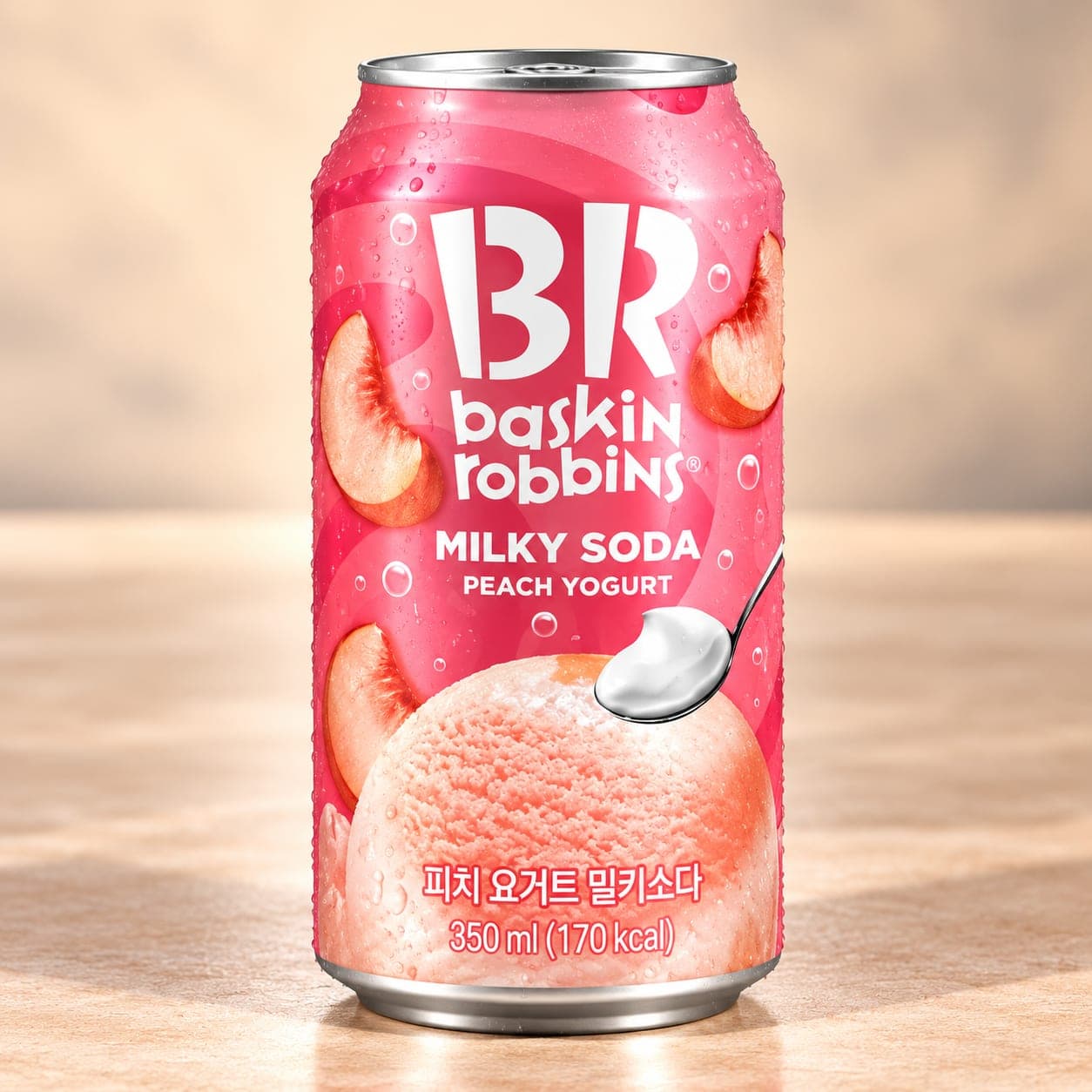 Газированный напиток Баскин Робинс Peach Yogurt 1
