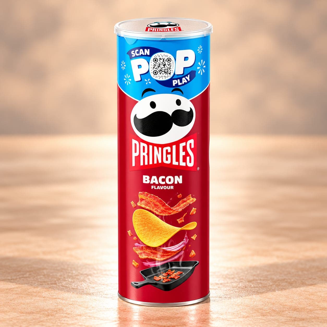 Чипсы PRINGLES BACON со вкусом бекона, 165 Г 1