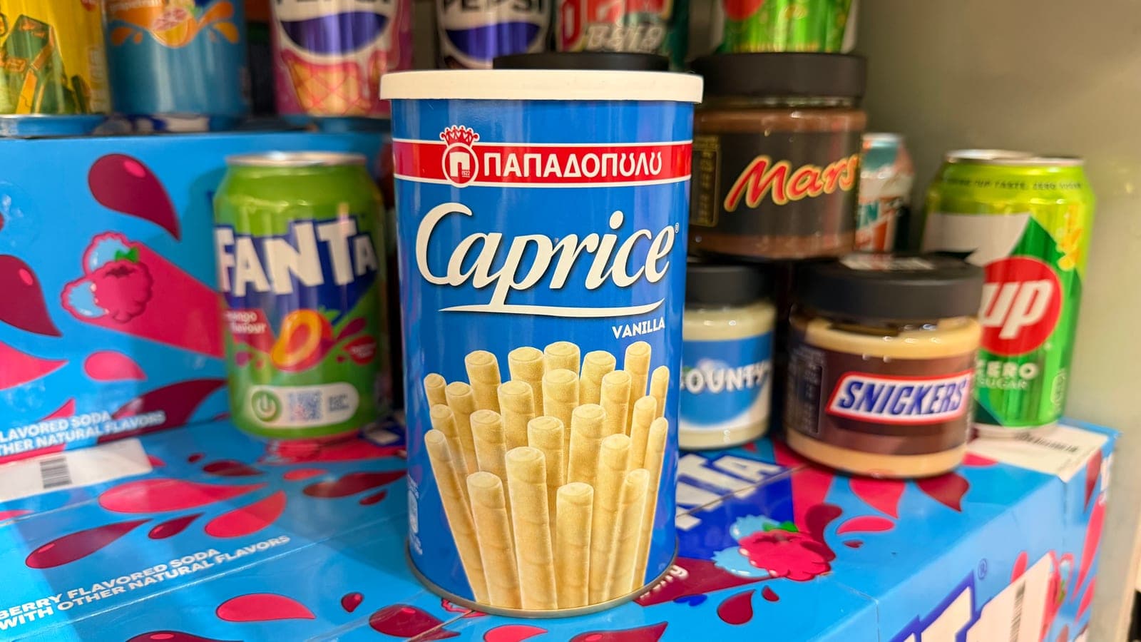 Вафельные трубочки PAPADOPOULOS с ванильным кремом, 250г 1