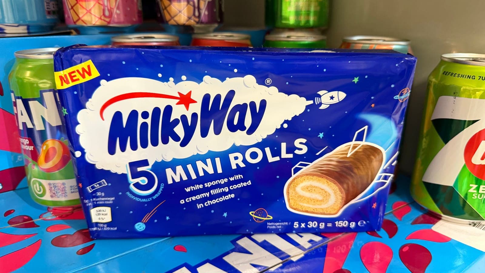 Пирожное бисквитное Милки Вэй мини ролл (Milky Way) 1