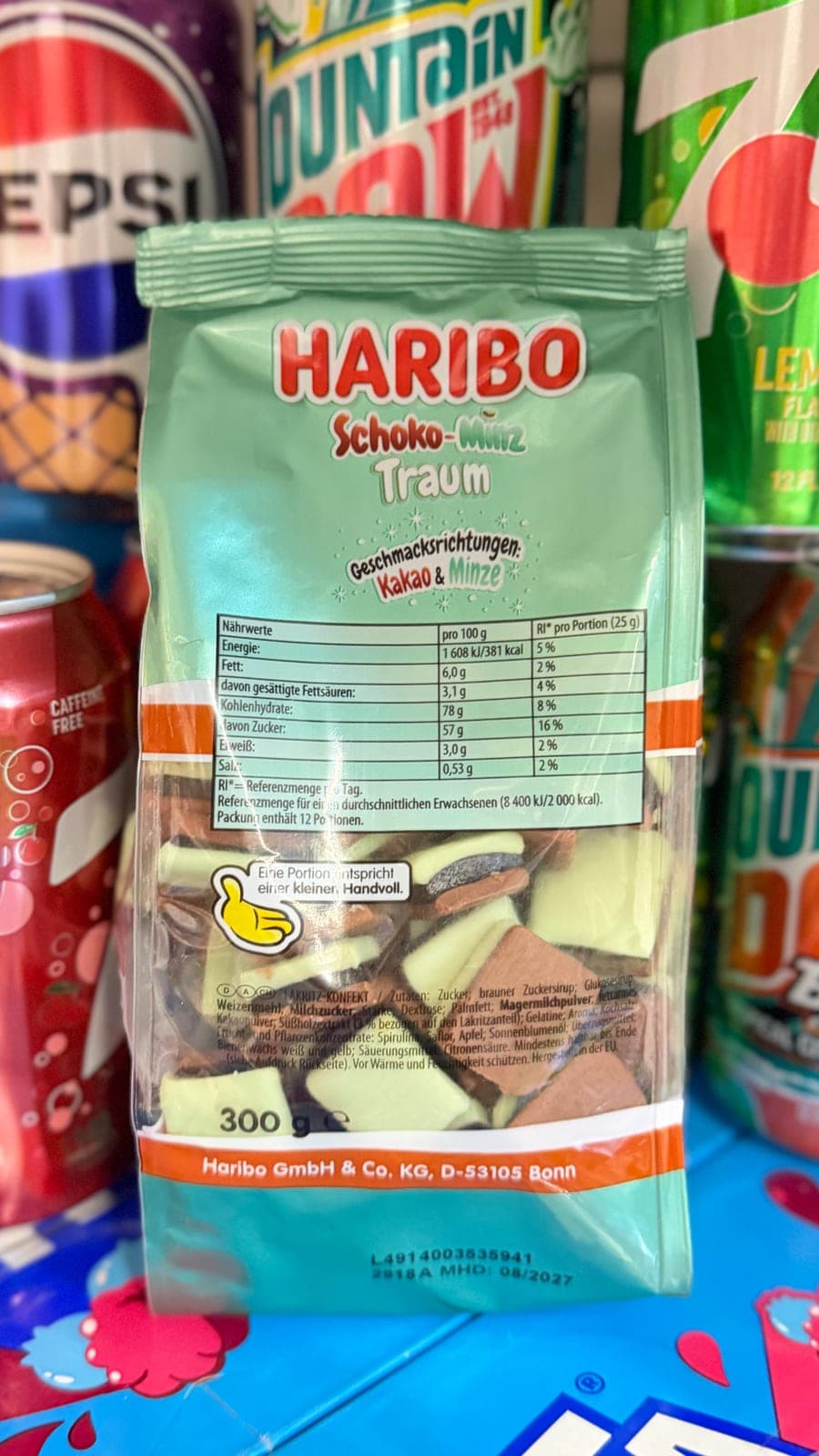 Мармелад Haribo Schoko-Minz Traum Какао и Мята 2
