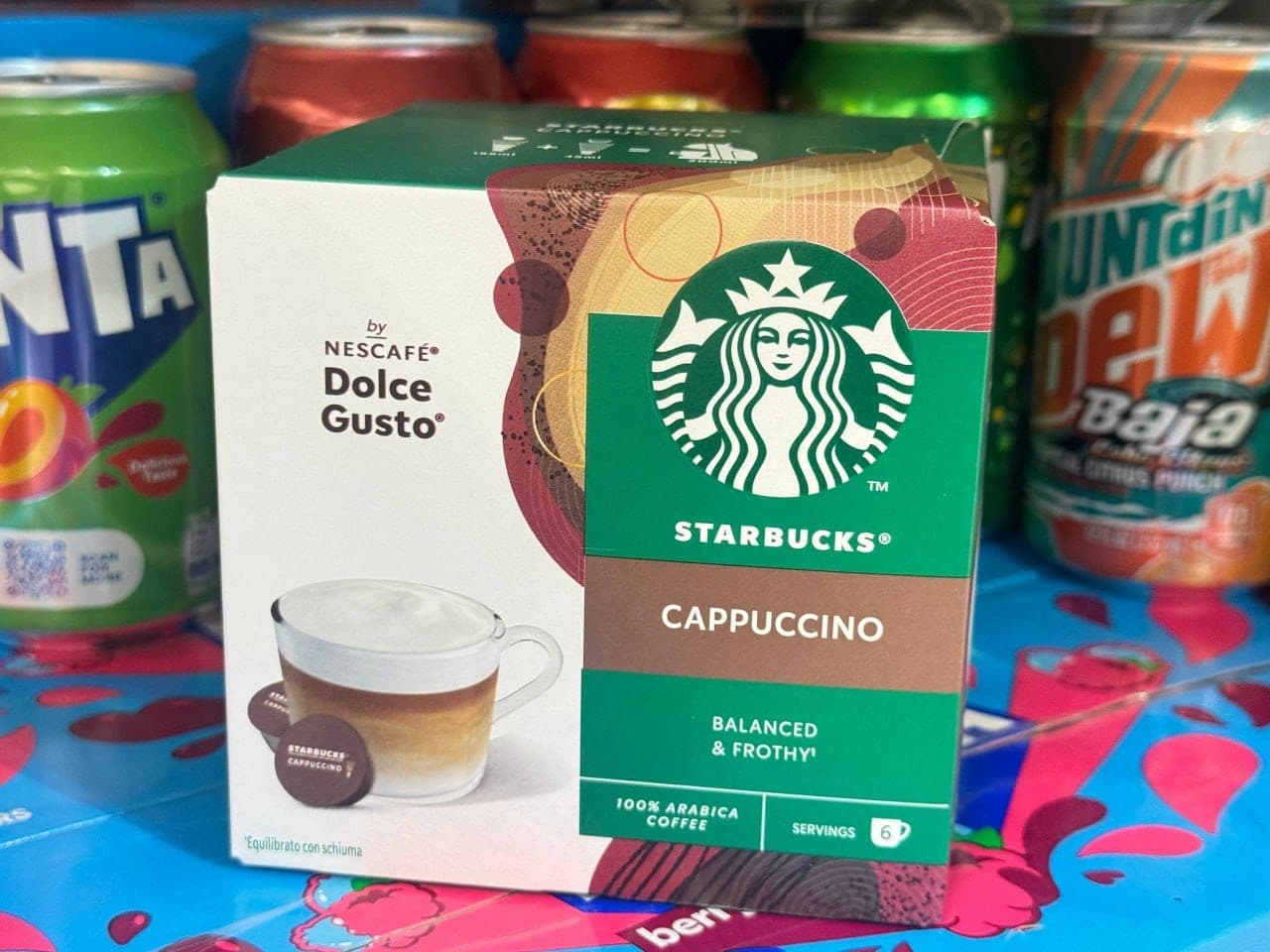 Кофе Starbucks Cappuccino Капучино Старбакс для кофемашин Дольче Густо 1