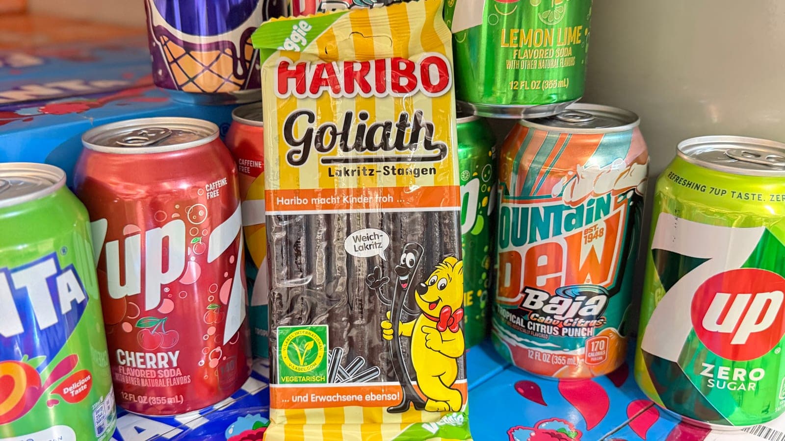Мармелад Haribo Veggie Goliath Lakritz-Stangen Солодка и Лакрица 3